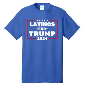 Latinos For Trump 2024 Usa Proud Latino Tall T-Shirt