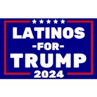 Latinos For Trump 2024 Usa Proud Latino Bumper Sticker