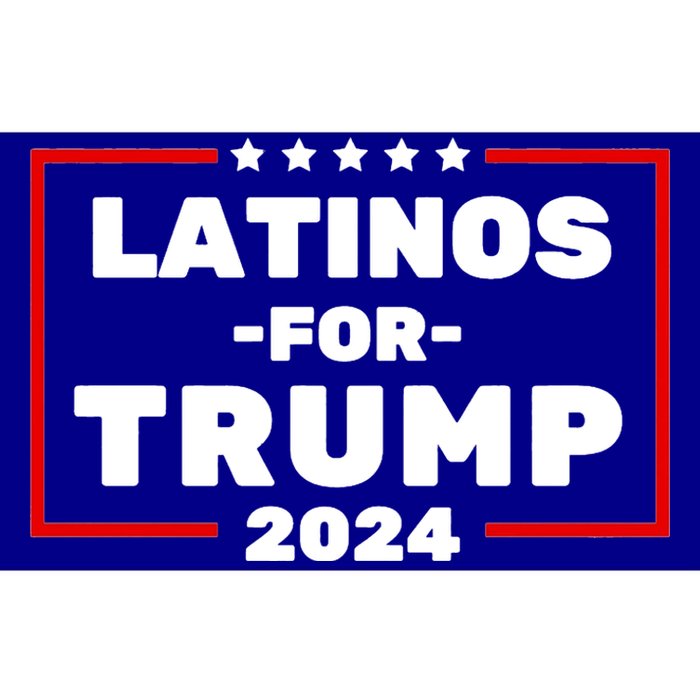 Latinos For Trump 2024 Usa Proud Latino Bumper Sticker