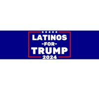 Latinos For Trump 2024 Usa Proud Latino Bumper Sticker