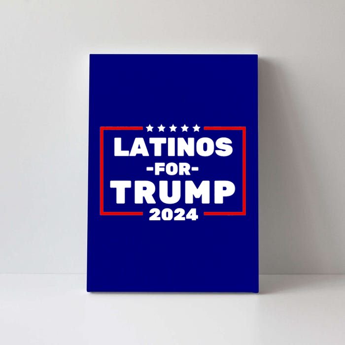 Latinos For Trump 2024 Usa Proud Latino Canvas