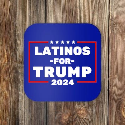 Latinos For Trump 2024 Usa Proud Latino Coaster