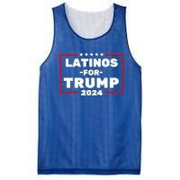 Latinos For Trump 2024 Usa Proud Latino Mesh Reversible Basketball Jersey Tank