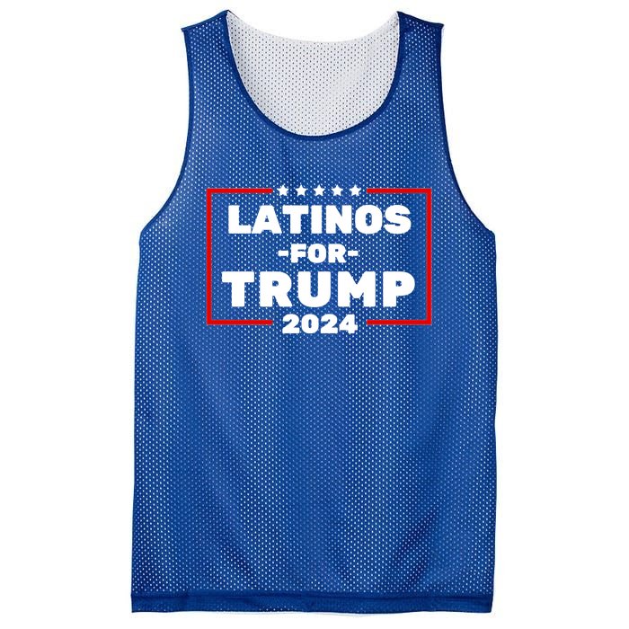 Latinos For Trump 2024 Usa Proud Latino Mesh Reversible Basketball Jersey Tank