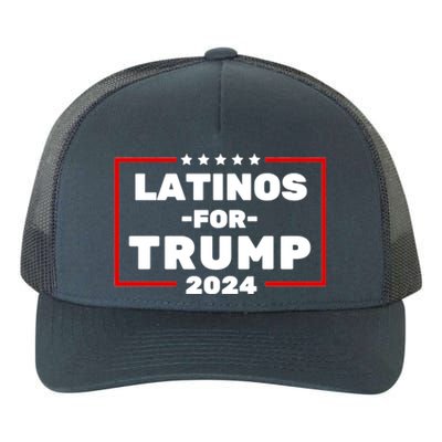 Latinos For Trump 2024 Usa Proud Latino Yupoong Adult 5-Panel Trucker Hat