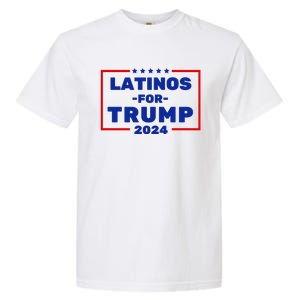 Latinos For Trump 2024 Usa Proud Latino Garment-Dyed Heavyweight T-Shirt