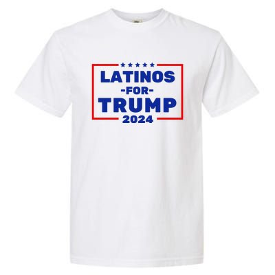 Latinos For Trump 2024 Usa Proud Latino Garment-Dyed Heavyweight T-Shirt