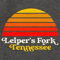 Leiper's Fork Tennessee Retro Sunset Nashville Vector Backpack