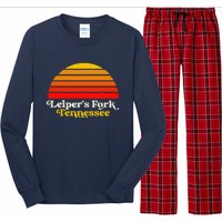 Leiper's Fork Tennessee Retro Sunset Nashville Long Sleeve Pajama Set