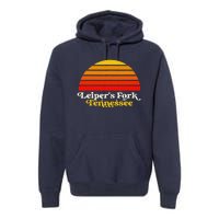 Leiper's Fork Tennessee Retro Sunset Nashville Premium Hoodie