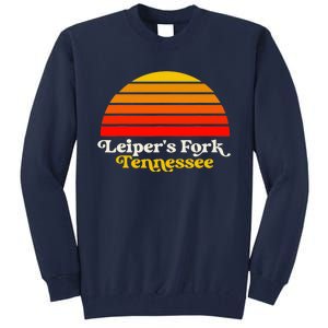 Leiper's Fork Tennessee Retro Sunset Nashville Tall Sweatshirt