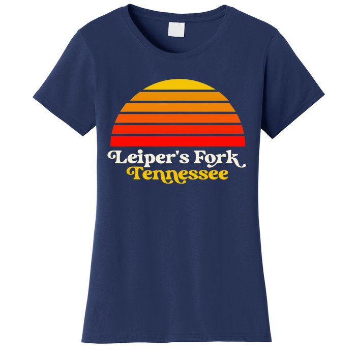 Leiper's Fork Tennessee Retro Sunset Nashville Women's T-Shirt