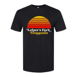 Leiper's Fork Tennessee Retro Sunset Nashville Softstyle CVC T-Shirt