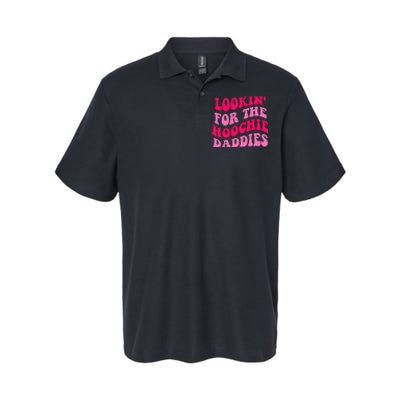 Lookin' For The Hoochie Daddies Quote Softstyle Adult Sport Polo