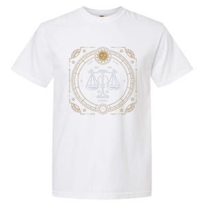 Libra Facts Traits Horoscope Zodiac Gift Garment-Dyed Heavyweight T-Shirt