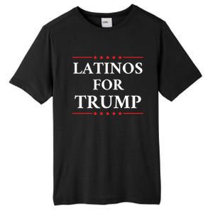 Latinos For Trump 2024 Tall Fusion ChromaSoft Performance T-Shirt