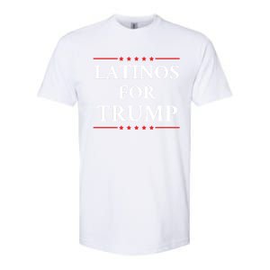 Latinos For Trump 2024 Softstyle CVC T-Shirt