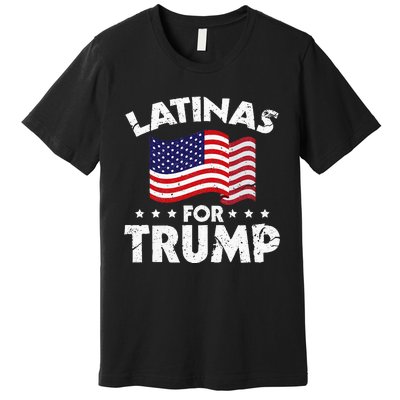 Latinas For Trump 2020 Reelect Donald Trump 45 Premium T-Shirt