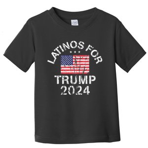 Latinos For Trump 2024 Toddler T-Shirt