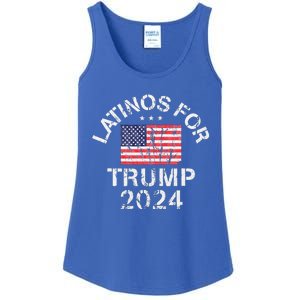 Latinos For Trump 2024 Ladies Essential Tank