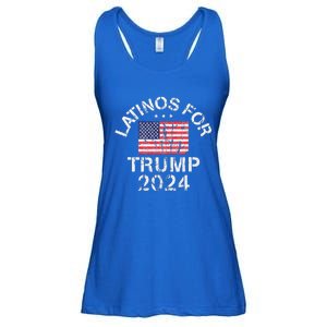 Latinos For Trump 2024 Ladies Essential Flowy Tank