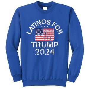 Latinos For Trump 2024 Tall Sweatshirt