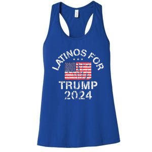 Latinos For Trump 2024 Women's Racerback Tank