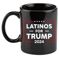 Latinos For Trump 2024 11oz C Handle Ceramic Mug