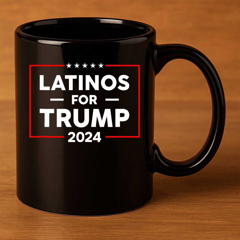 Latinos For Trump 2024 11oz C Handle Ceramic Mug
