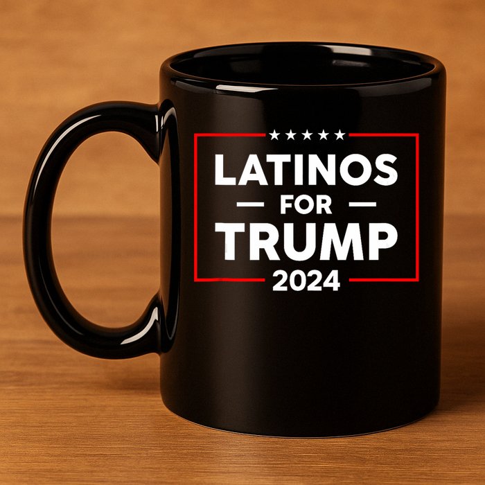 Latinos For Trump 2024 11oz C Handle Ceramic Mug
