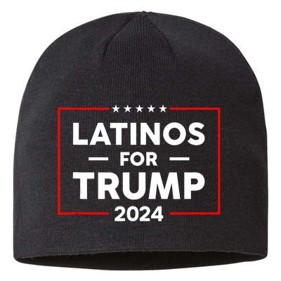 Latinos For Trump 2024 Sustainable Beanie