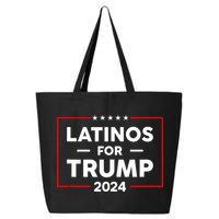 Latinos For Trump 2024 25L Jumbo Tote