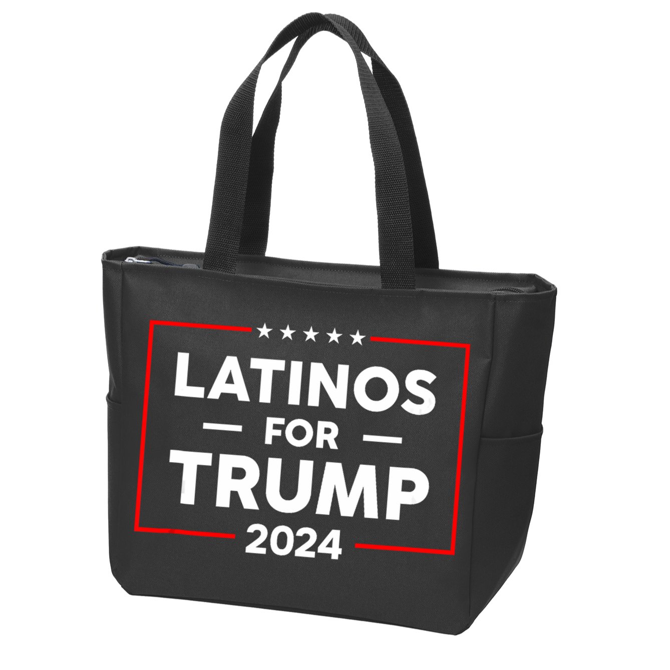 Latinos For Trump 2024 Zip Tote Bag