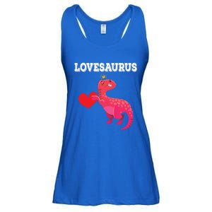 Lovesaurus Funny Tgiftrex Dinosaur Valentine's Day Gift Ladies Essential Flowy Tank