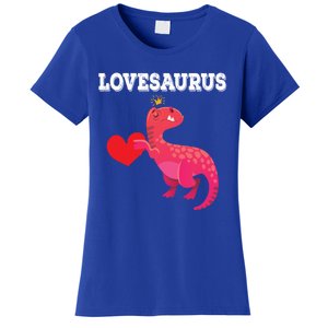 Lovesaurus Funny Tgiftrex Dinosaur Valentine's Day Gift Women's T-Shirt