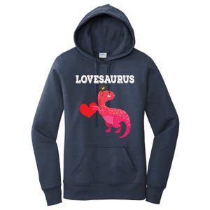 Lovesaurus Funny Tgiftrex Dinosaur Valentine's Day Gift Women's Pullover Hoodie