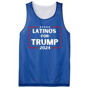 Latinos For Trump 2024 Donald Trump 2024 Mesh Reversible Basketball Jersey Tank