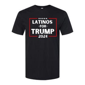 Latinos For Trump 2024 Donald Trump 2024 Softstyle CVC T-Shirt