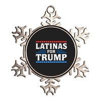 Latinas For Trump 2024 Election Vote Latina Women Republican Metallic Star Ornament