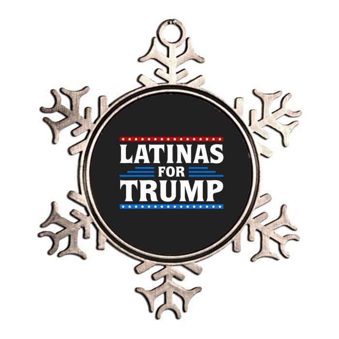 Latinas For Trump 2024 Election Vote Latina Women Republican Metallic Star Ornament