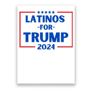 Latinos For Trump 2024 Donald Trump 2024 Poster