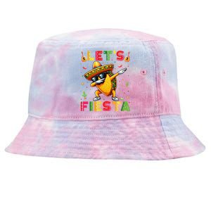 Lets Fiesta Taco Cinco De Mayo Mexican Party Tie-Dyed Bucket Hat