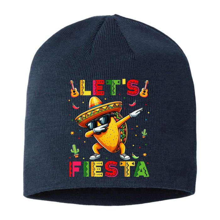 Lets Fiesta Taco Cinco De Mayo Mexican Party Sustainable Beanie