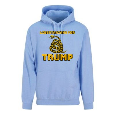 Libertarians For Trump Gadsden Unisex Surf Hoodie