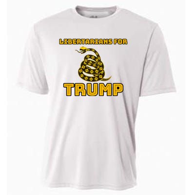 Libertarians For Trump Gadsden Cooling Performance Crew T-Shirt