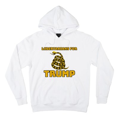 Libertarians For Trump Gadsden Hoodie