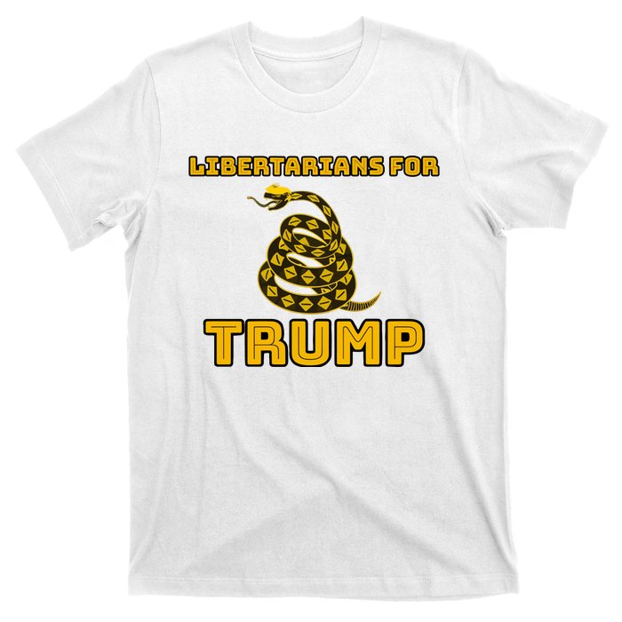 Libertarians For Trump Gadsden T-Shirt