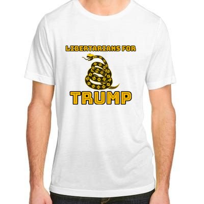 Libertarians For Trump Gadsden Adult ChromaSoft Performance T-Shirt