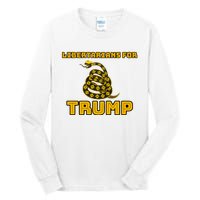 Libertarians For Trump Gadsden Tall Long Sleeve T-Shirt