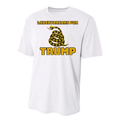 Libertarians For Trump Gadsden Performance Sprint T-Shirt